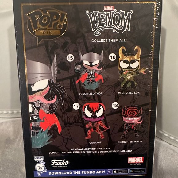 Pop Marvel Venomized Thor Enamel Pin - Picture 3 of 3